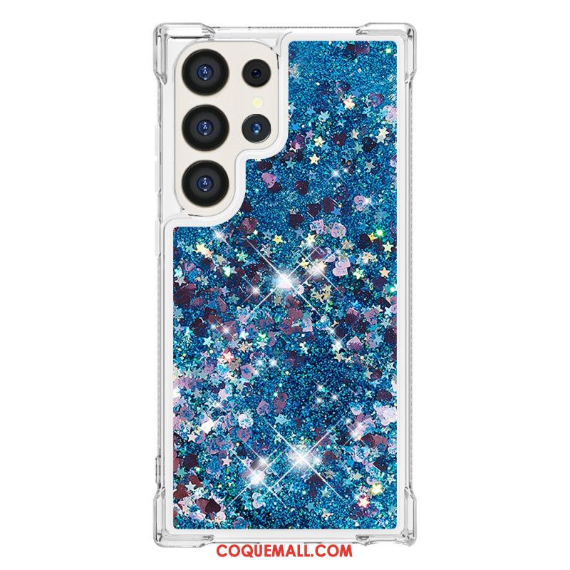 Coque Samsung Galaxy S24 Ultra 5G Paillettes Scintillantes