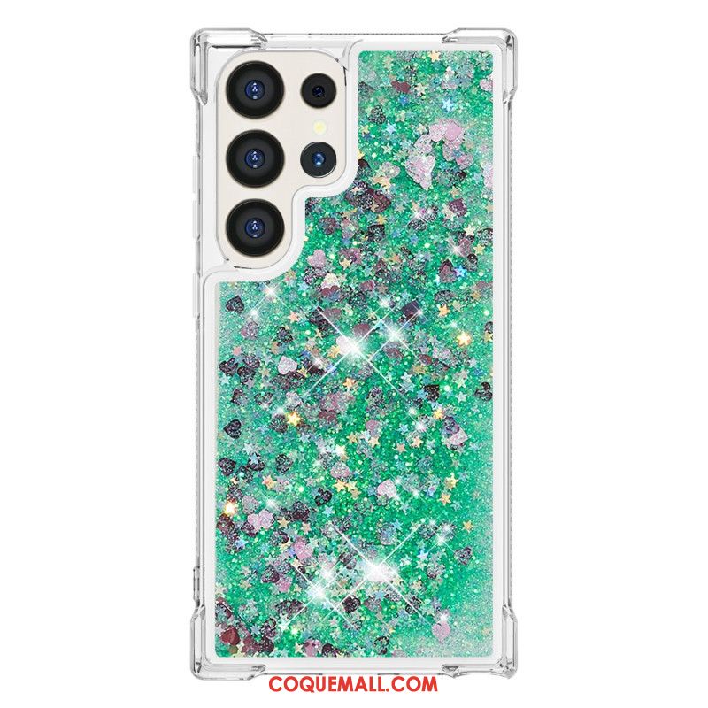 Coque Samsung Galaxy S24 Ultra 5G Paillettes Scintillantes