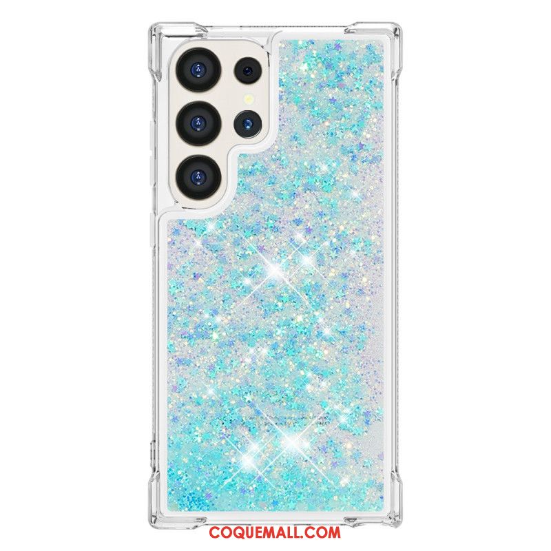 Coque Samsung Galaxy S24 Ultra 5G Paillettes Scintillantes