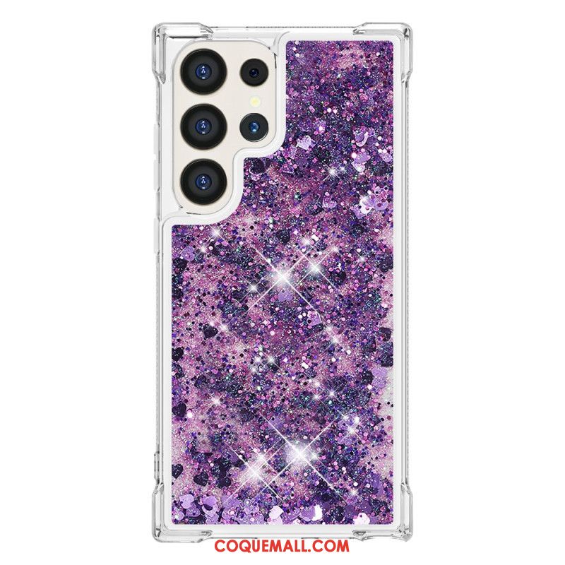 Coque Samsung Galaxy S24 Ultra 5G Paillettes Scintillantes