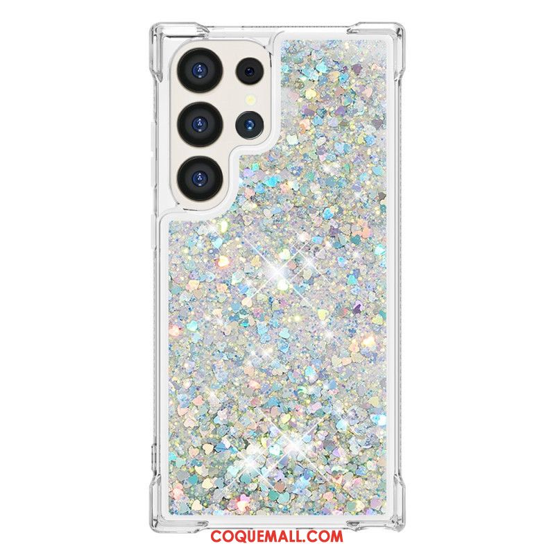 Coque Samsung Galaxy S24 Ultra 5G Paillettes Scintillantes