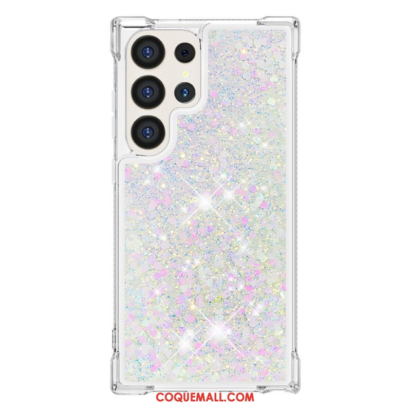 Coque Samsung Galaxy S24 Ultra 5G Paillettes Scintillantes