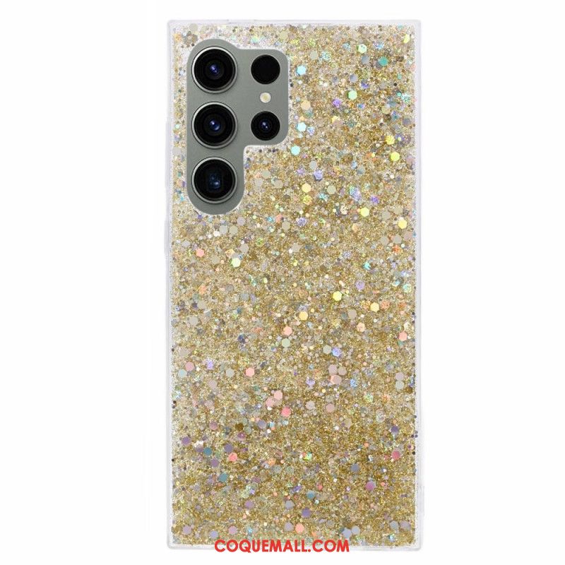 Coque Samsung Galaxy S24 Ultra 5G Paillettes Élégantes