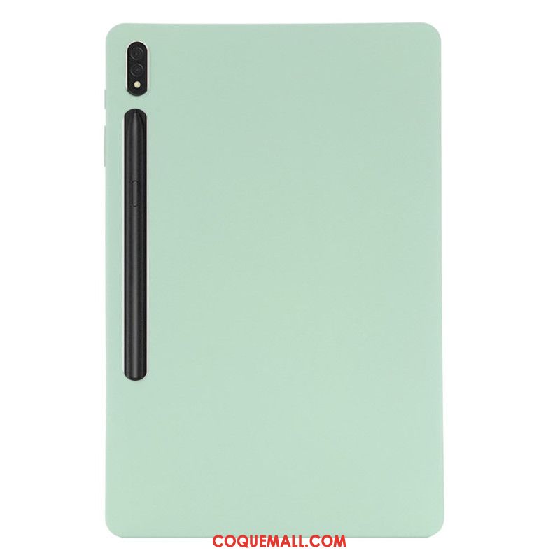 Coque Samsung Galaxy Tab S9 FE Plus Silicone Liquide