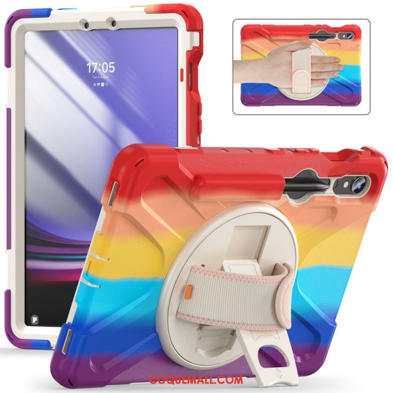 Coque Samsung Galaxy Tab S9 FE/S9/S8/S7 Support Rotatif