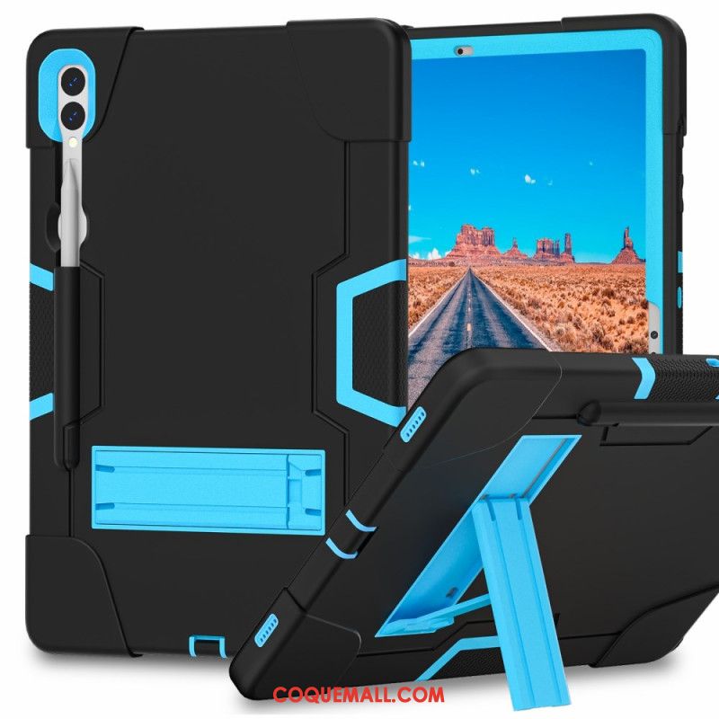 Coque Samsung Galaxy Tab S9 Plus Ultra Résistante Bicolore avec Support