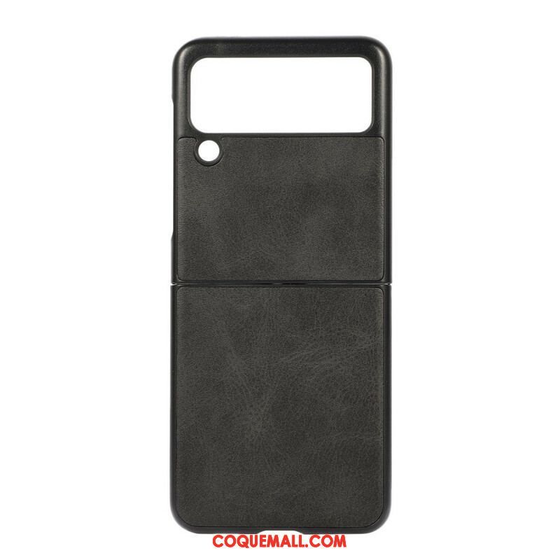 Coque Samsung Galaxy Z Flip 3 5G Simili Cuir