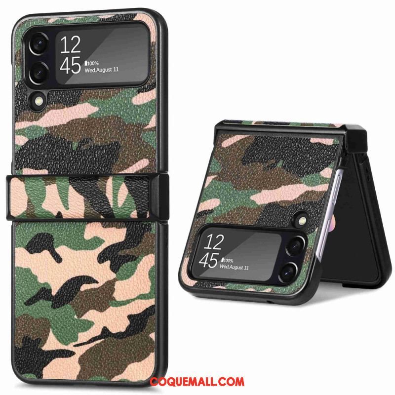 Coque Samsung Galaxy Z Flip 4 Camouflage Militaire