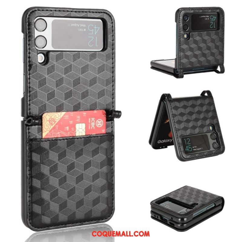 Coque Samsung Galaxy Z Flip 4 Cube 3D