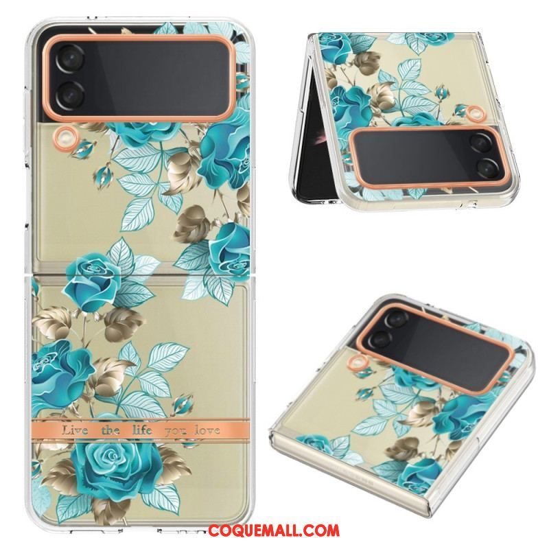 Coque Samsung Galaxy Z Flip 4 Florale