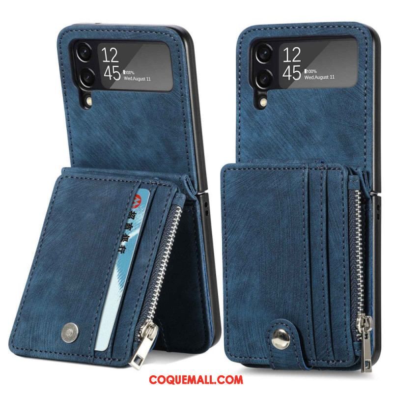 Coque Samsung Galaxy Z Flip 4 Porte-cartes / Porte-monnaie