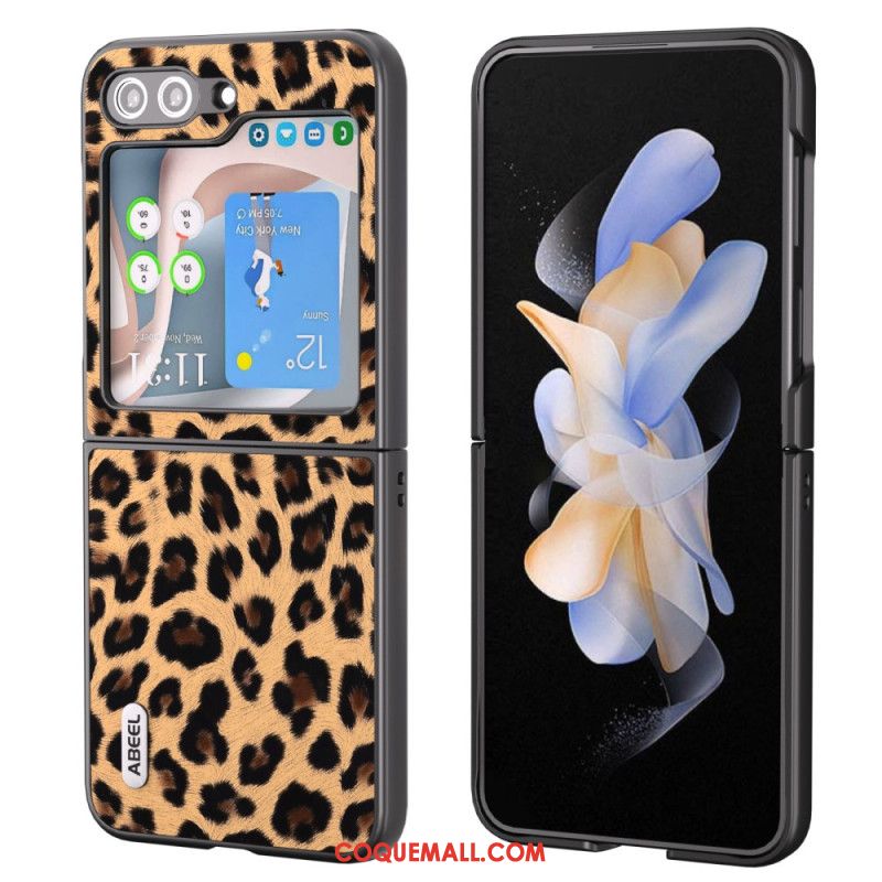 Coque Samsung Galaxy Z Flip 5 Léopard ABEEL