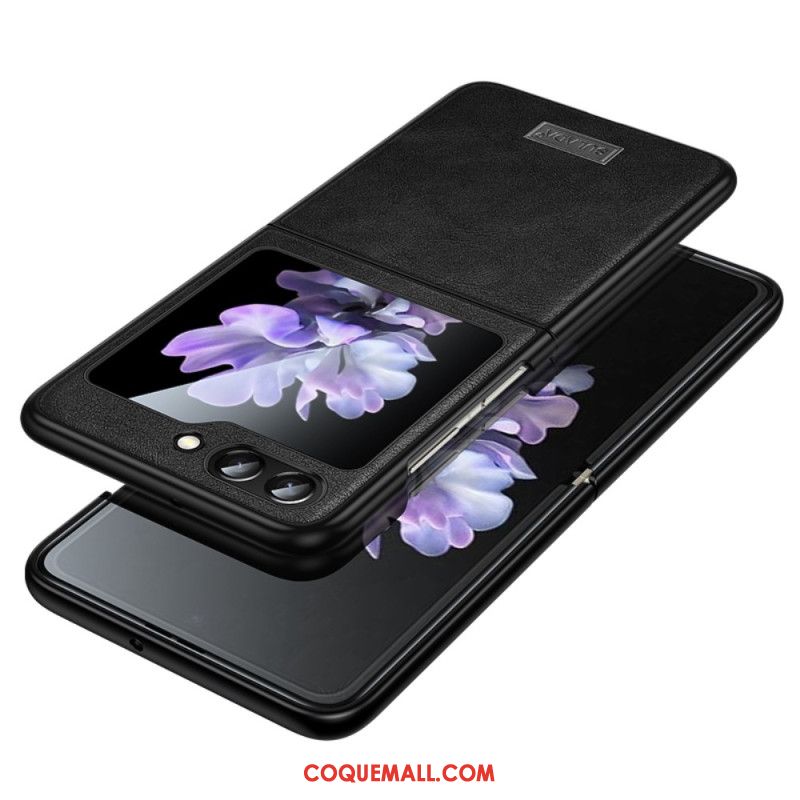 Coque Samsung Galaxy Z Flip 5 Simili Cuir SULADA