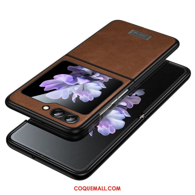 Coque Samsung Galaxy Z Flip 5 Simili Cuir SULADA