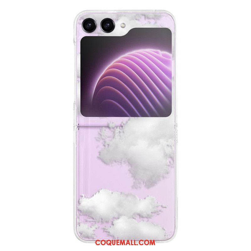 Coque Samsung Galaxy Z Flip 5 Transparente Ciel