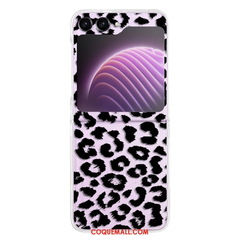 Coque Samsung Galaxy Z Flip 5 Transparente Empreintes