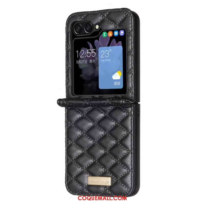 Coque Samsung Galaxy Z Flip 6 Matelassée BINFEN COLOR