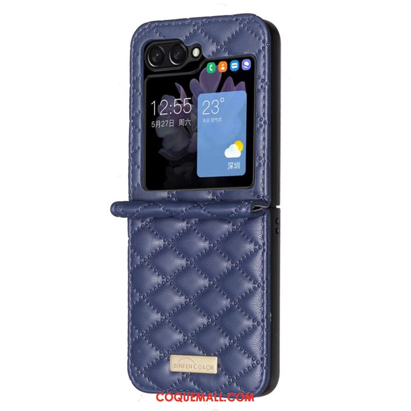 Coque Samsung Galaxy Z Flip 6 Matelassée BINFEN COLOR