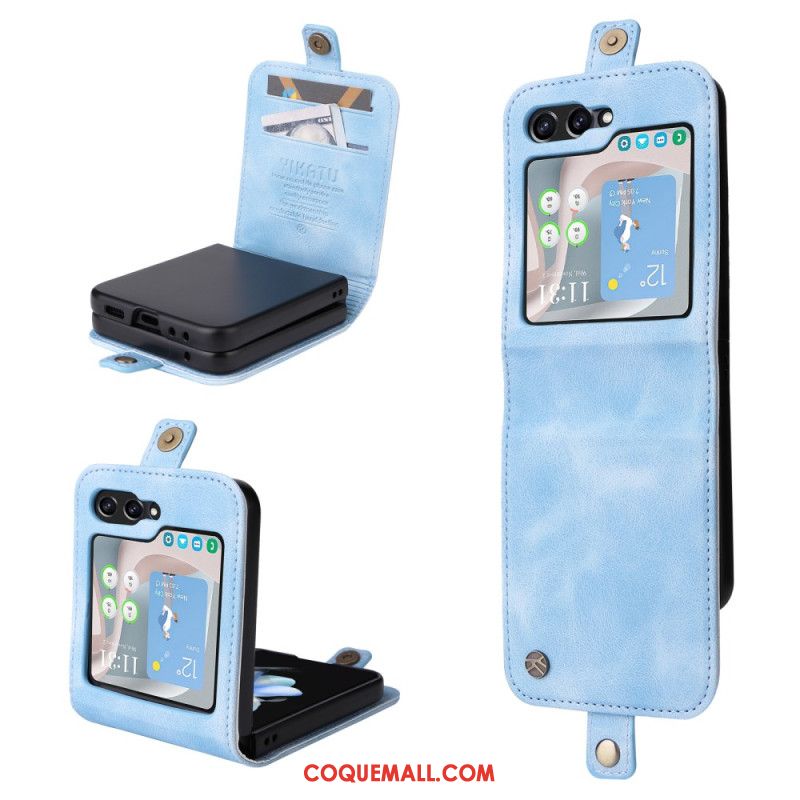 Coque Samsung Galaxy Z Flip 6 Porte-Cartes YIKATU