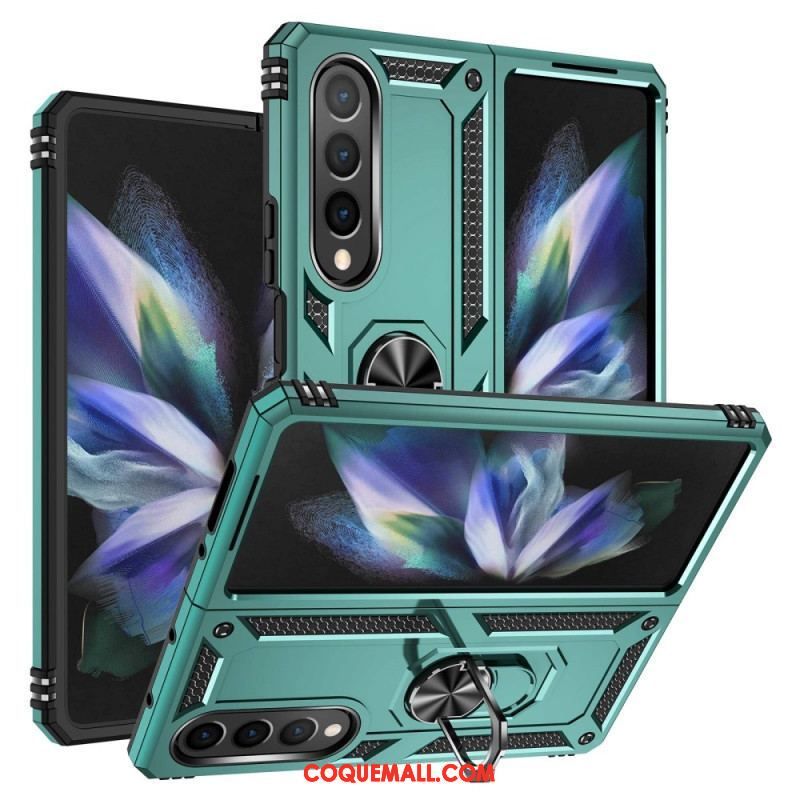 Coque Samsung Galaxy Z Fold 4 Military Grade avec Anneau