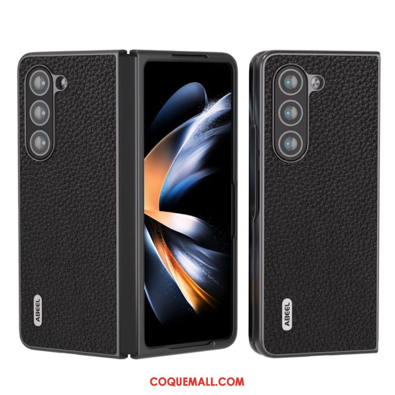 Coque Samsung Galaxy Z Fold 5 Classique Cuir ABEEL