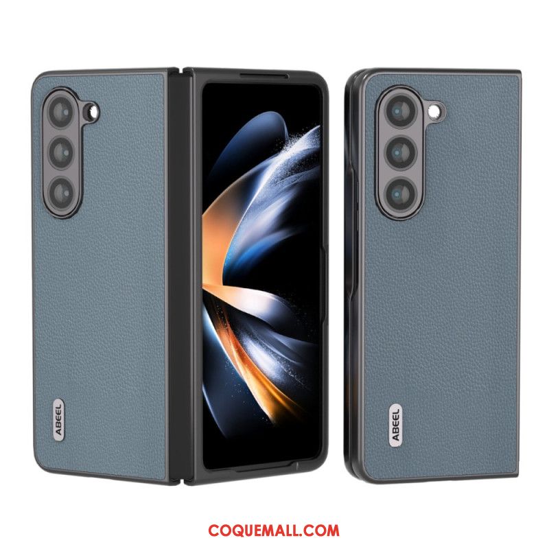 Coque Samsung Galaxy Z Fold 5 Cuir Texturé