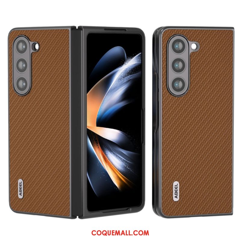 Coque Samsung Galaxy Z Fold 5 Fibre de Carbone ABEEL