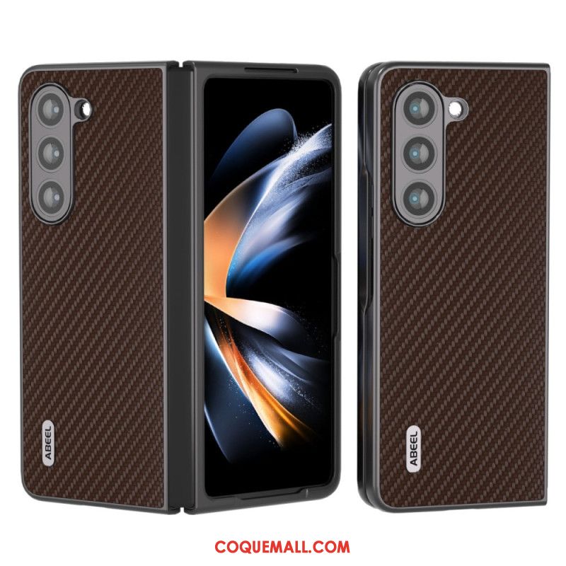 Coque Samsung Galaxy Z Fold 5 Fibre de Carbone ABEEL