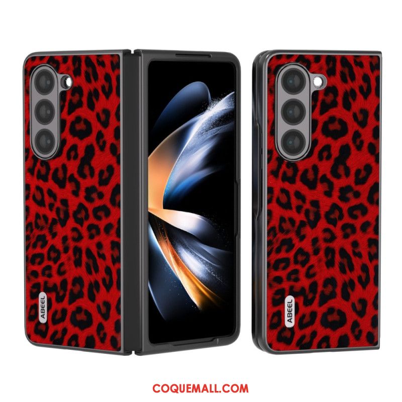 Coque Samsung Galaxy Z Fold 5 Léopard ABEEL