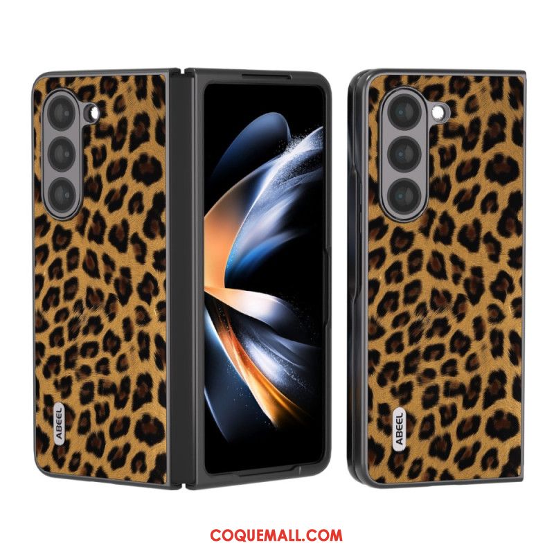 Coque Samsung Galaxy Z Fold 5 Léopard ABEEL