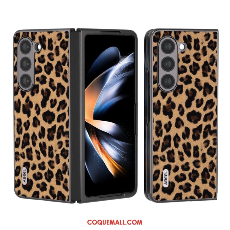 Coque Samsung Galaxy Z Fold 5 Léopard ABEEL