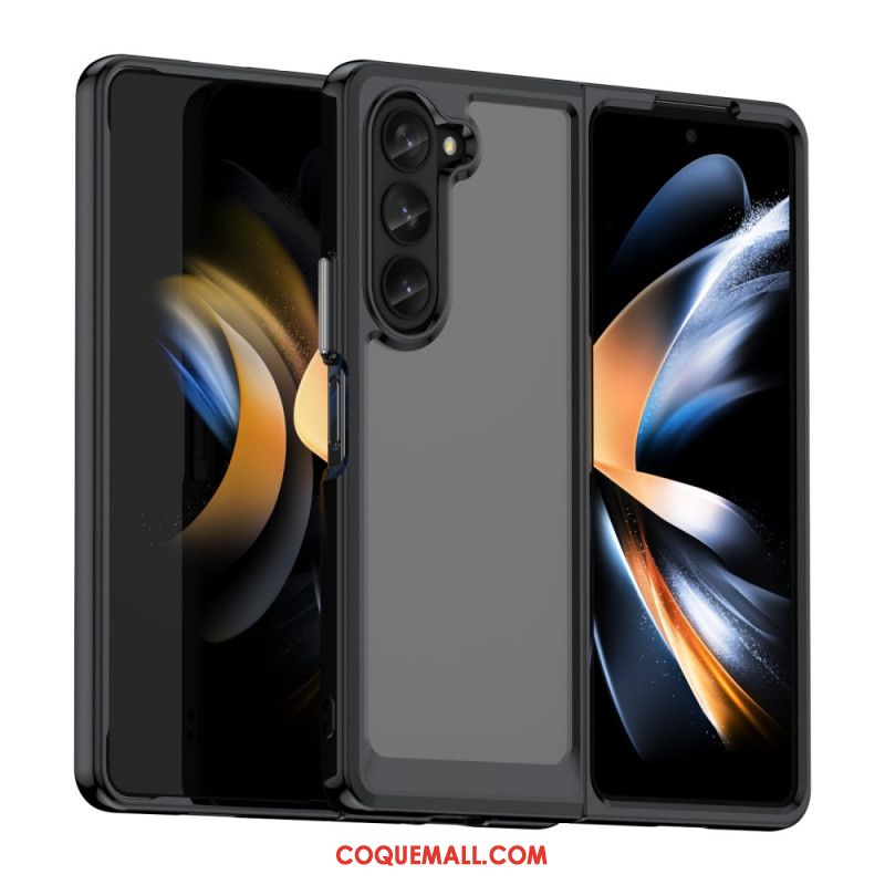 Coque Samsung Galaxy Z Fold 5 Rebords Silicone