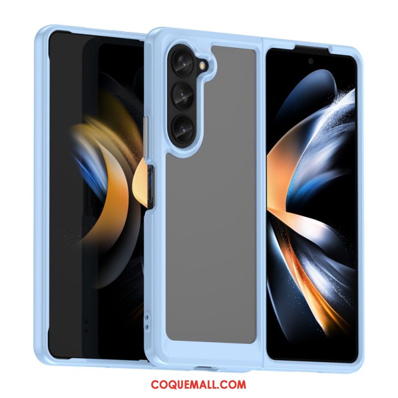 Coque Samsung Galaxy Z Fold 5 Rebords Silicone