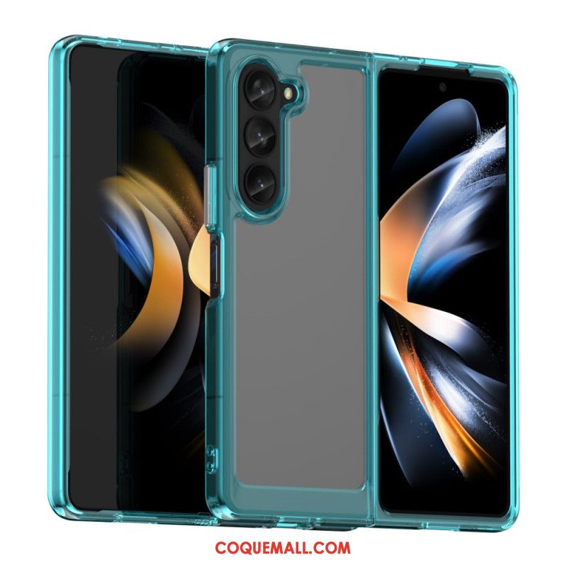 Coque Samsung Galaxy Z Fold 5 Rebords Silicone