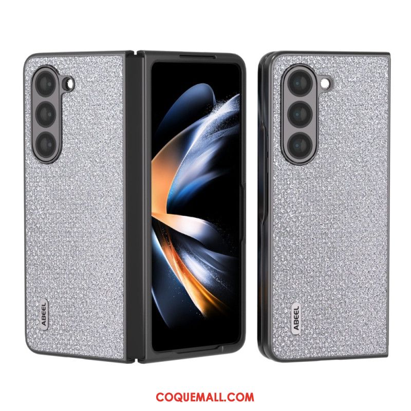 Coque Samsung Galaxy Z Fold 5 Simili Cuir ABEEL