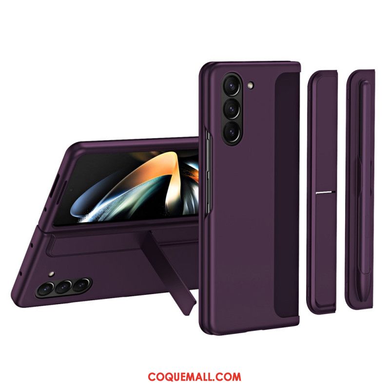 Coque Samsung Galaxy Z Fold 5 avec Support et Porte-Stylet