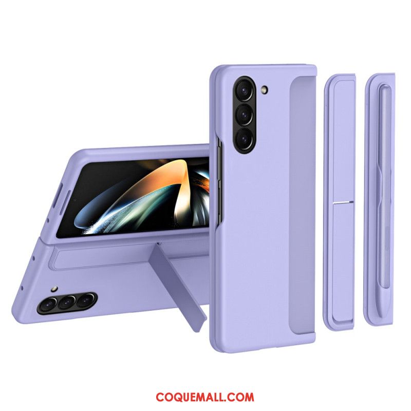 Coque Samsung Galaxy Z Fold 5 avec Support et Porte-Stylet