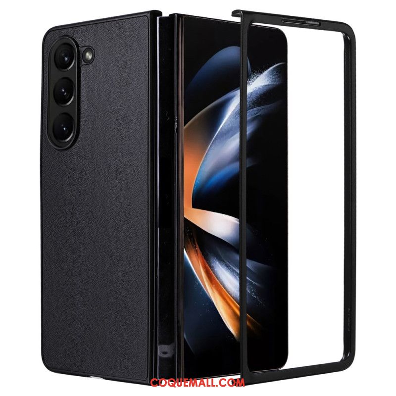 Coque Samsung Galaxy Z Fold 6 Effet Cuir