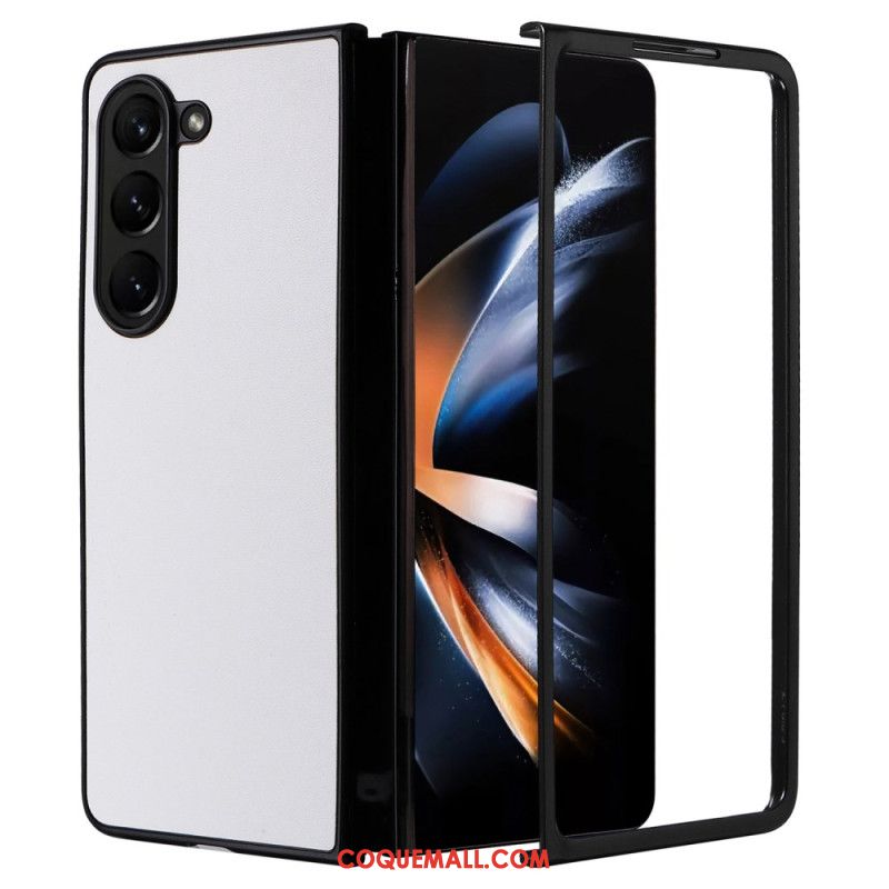 Coque Samsung Galaxy Z Fold 6 Effet Cuir