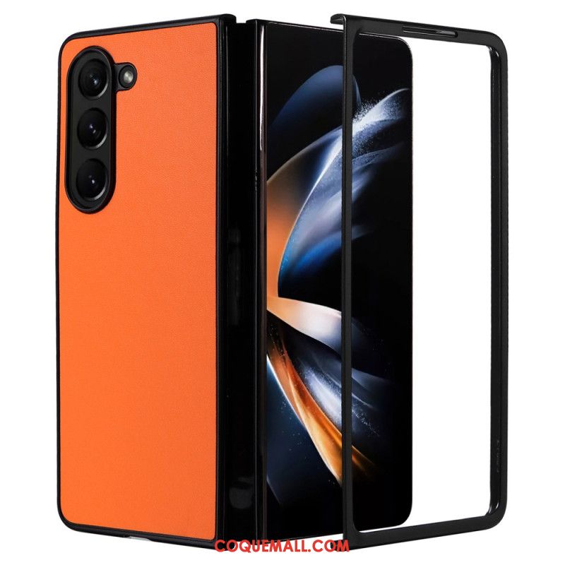 Coque Samsung Galaxy Z Fold 6 Effet Cuir