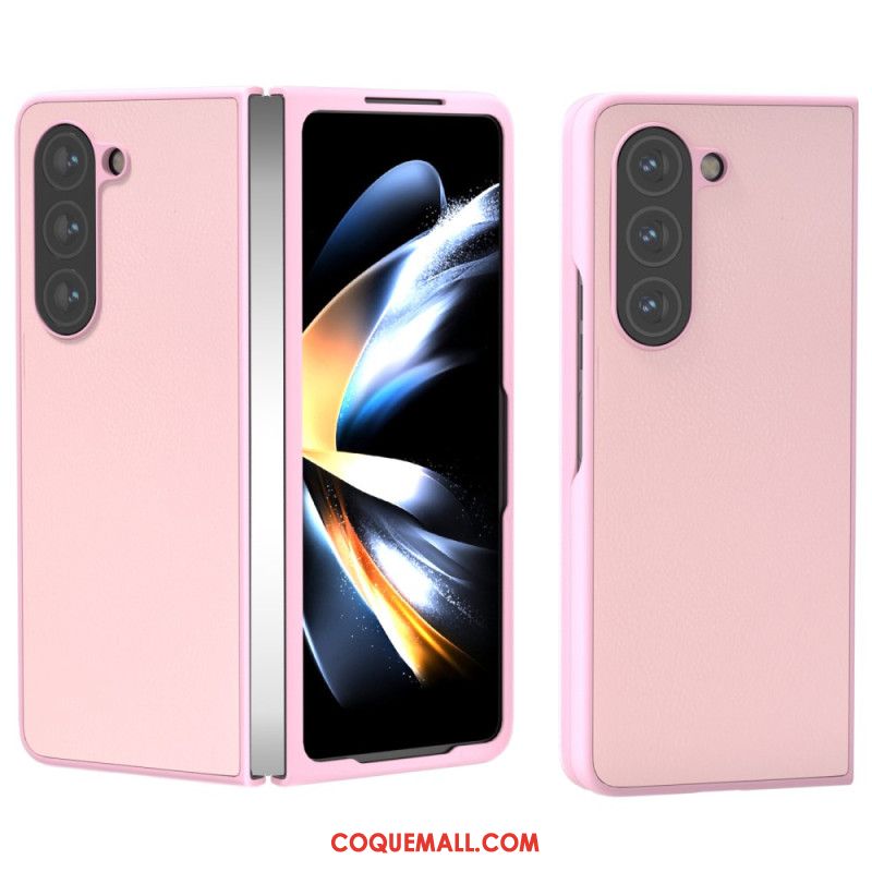 Coque Samsung Galaxy Z Fold 6 Effet Cuir