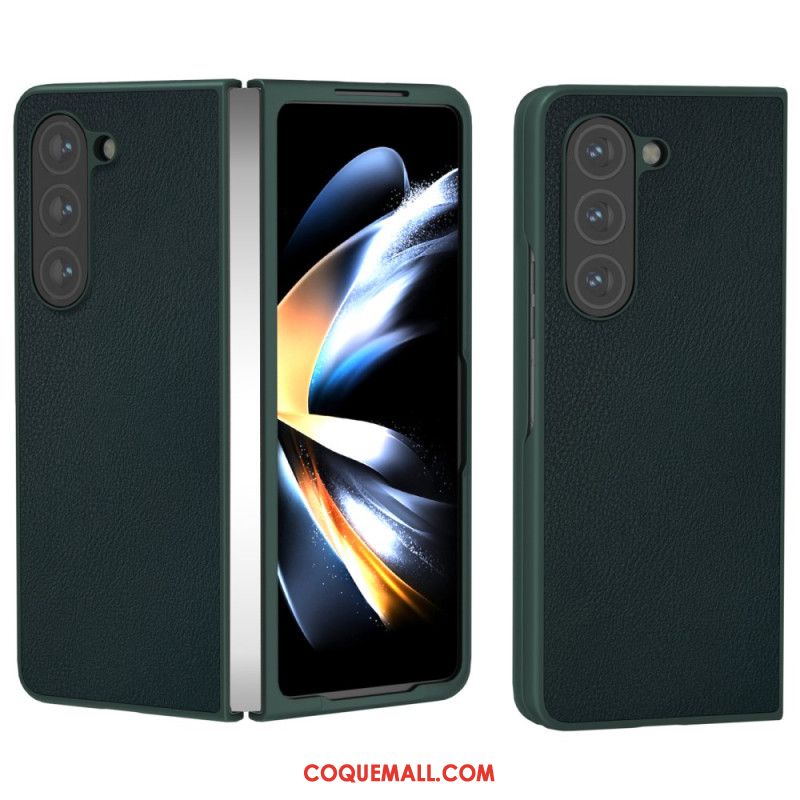 Coque Samsung Galaxy Z Fold 6 Effet Cuir