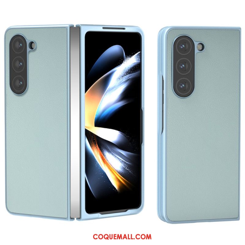 Coque Samsung Galaxy Z Fold 6 Effet Cuir