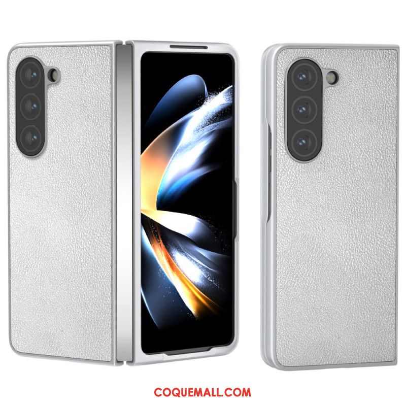 Coque Samsung Galaxy Z Fold 6 Effet Cuir