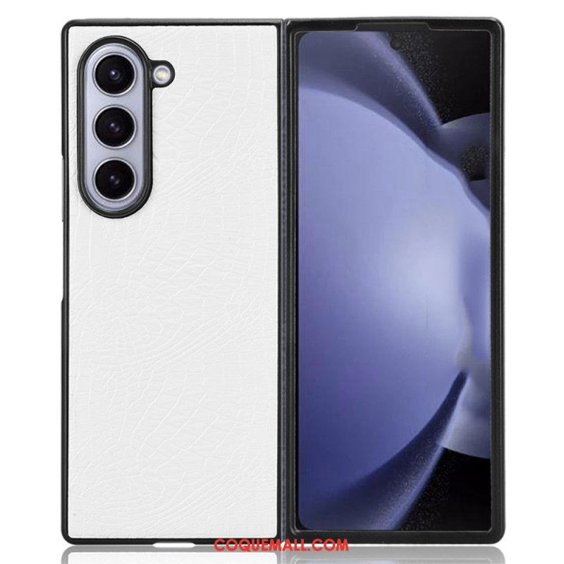 Coque Samsung Galaxy Z Fold 6 Effet Cuir