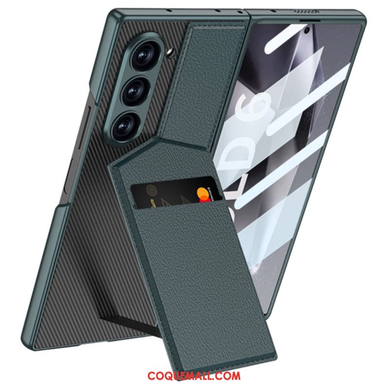 Coque Samsung Galaxy Z Fold 6 Porte-Cartes Support GKK