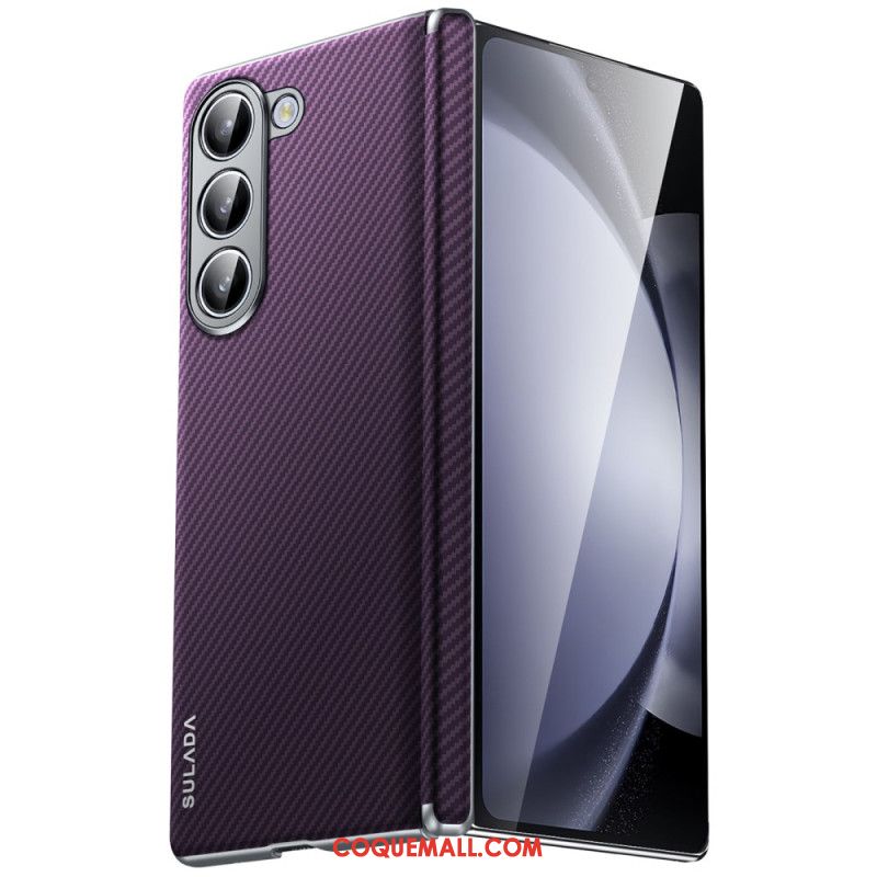 Coque Samsung Galaxy Z Fold 6 Simili Cuir Texturé SULADA