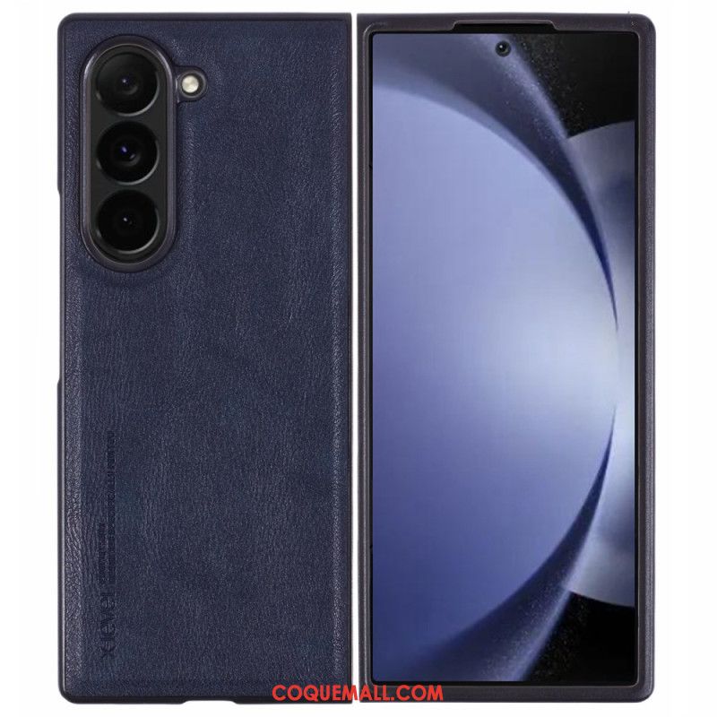 Coque Samsung Galaxy Z Fold 6 Simili Cuir X-LEVEL