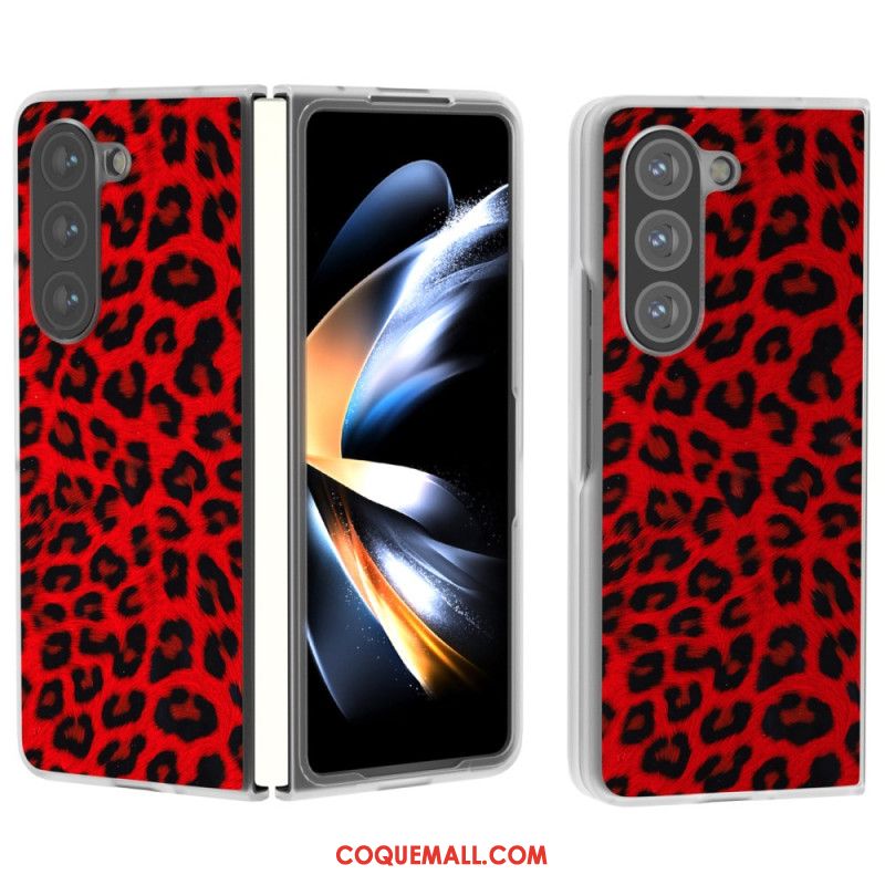 Coque Samsung Galaxy Z Fold 6 Style Léopard