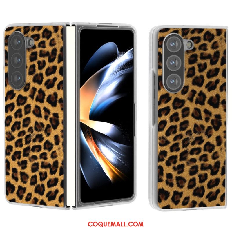 Coque Samsung Galaxy Z Fold 6 Style Léopard